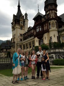 At Peles Castle, Romania